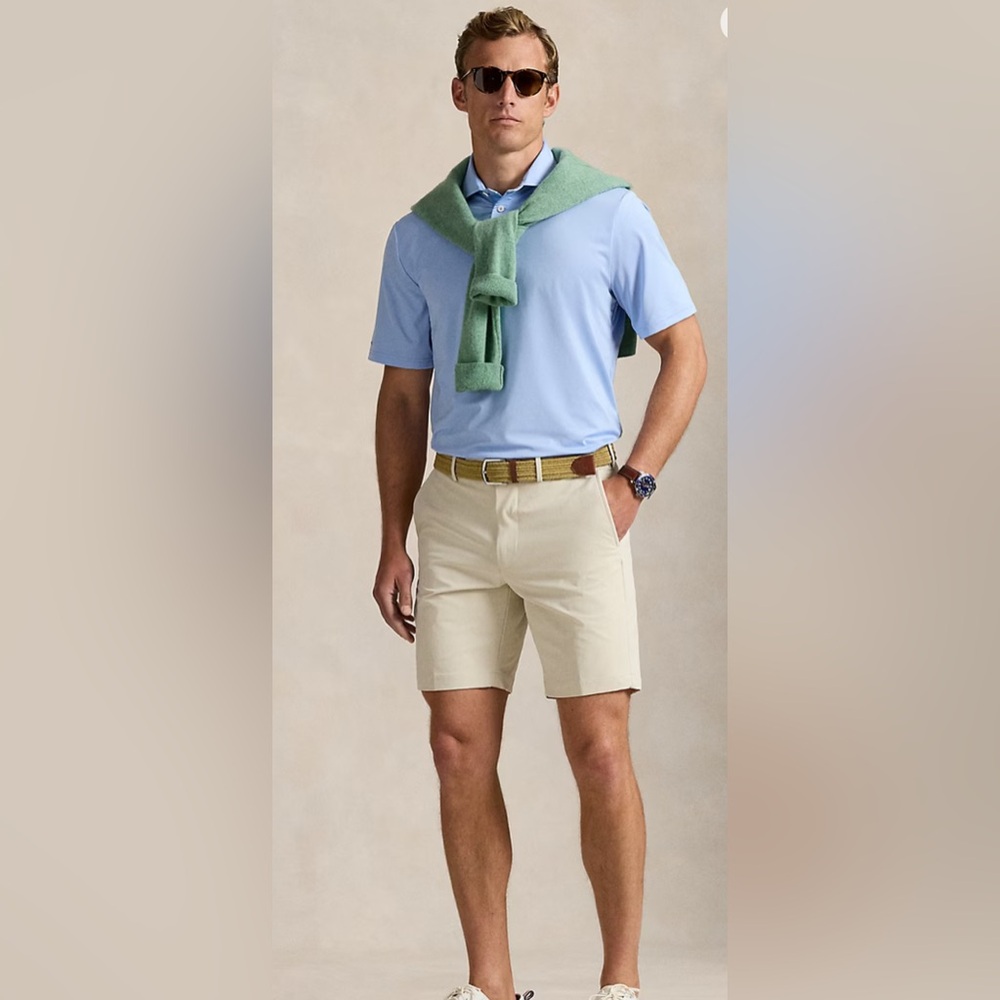 Ralph Lauren RLX 9-Inch Tailored Fit Performance Short Tan NWT Size 40